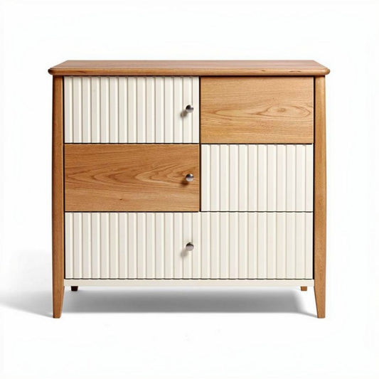 Houten ladekast met drie lades en een afmeting van 70 x 40 x 75cm